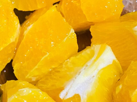 ぱくぱく食べれるオレンジの剥き方♪